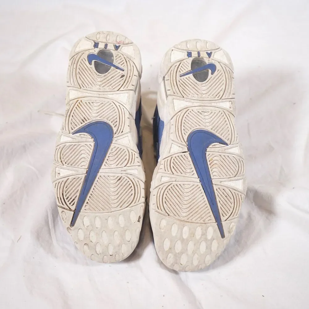 Nike Air More Uptempo Sneakers Blue White Youth Size 5Y DM1023-400
